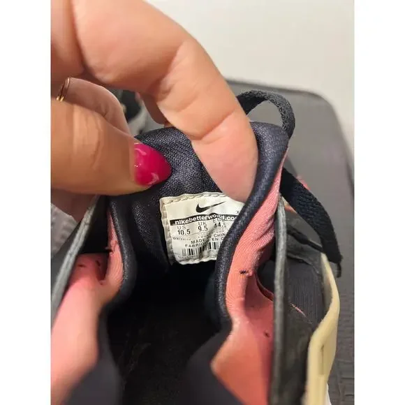 Nike Air Huarache Run PA Black/Light Bone-Hot Lava-White -705008 006 - Picture 6 of 7